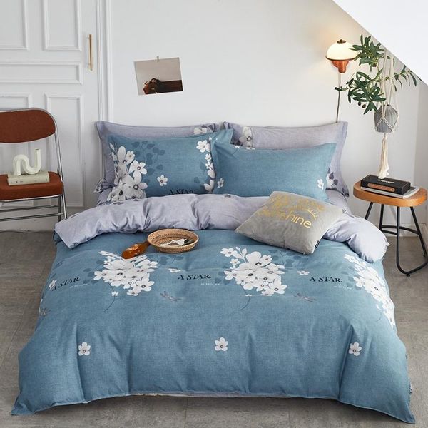 bedding sets bed sheet pillowcase and comforter cover duvet set 3/4 pieces blue nordic style white flower pattern bedclothes oceania
bedding sets bed sheet pillowcase and comforter cover duvet set 3/4 pieces blue nordic style white flower pattern bedclothes oceania