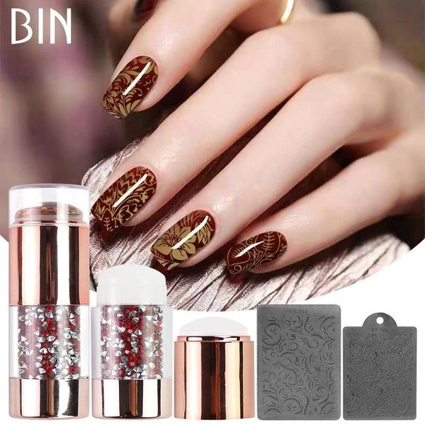 nail art kits 2 in 1 transparent silicone stamper scraper set stamp stamping diy polish print manicure image plate tool
nail art kits 2 in 1 transparent silicone stamper scraper set stamp stamping diy polish print manicure image plate tool