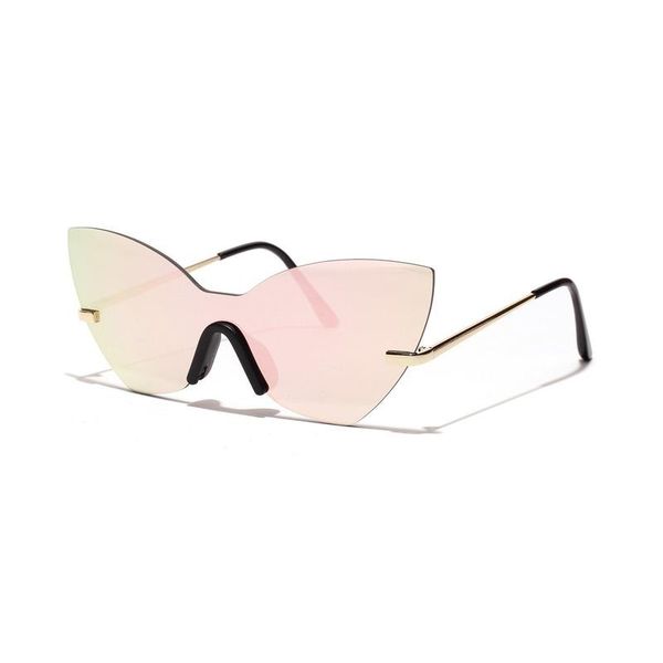 sunglasses cat eye woman rimless sun glasses for women punk fashion girl designer 2021 european uv400 shade driving oculos, White;black
sunglasses cat eye woman rimless sun glasses for women punk fashion girl designer 2021 european uv400 shade driving oculos, White;black