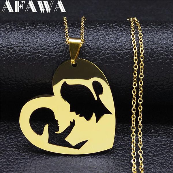 pendant necklaces love heart family mum baby stainless steel gold color necklace chains for women/men jewelry collares mujer nxs01, Silver
pendant necklaces love heart family mum baby stainless steel gold color necklace chains for women/men jewelry collares mujer nxs01, Silver