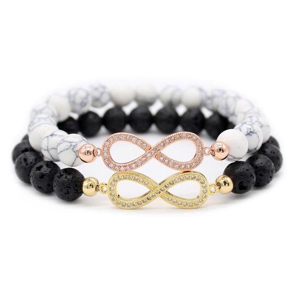 beaded, strands poshfeel cz infinity bracelets & bangles 8mm natural black white stone beaded bracelet couple gift pulsera mbr180303
beaded, strands poshfeel cz infinity bracelets & bangles 8mm natural black white stone beaded bracelet couple gift pulsera mbr180303