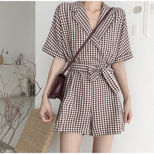 sweaters women geometric arrival plaid lace up loose stylish chic summer casual sweet female playsuits, White;black
sweaters women geometric arrival plaid lace up loose stylish chic summer casual sweet female playsuits, White;black