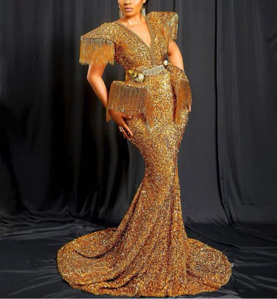party dresses african women's sparkly gold sequins prom long mermaid formal evening gowns tassels beaded wedding reception dress 2021, White;black
party dresses african women's sparkly gold sequins prom long mermaid formal evening gowns tassels beaded wedding reception dress 2021, White;black