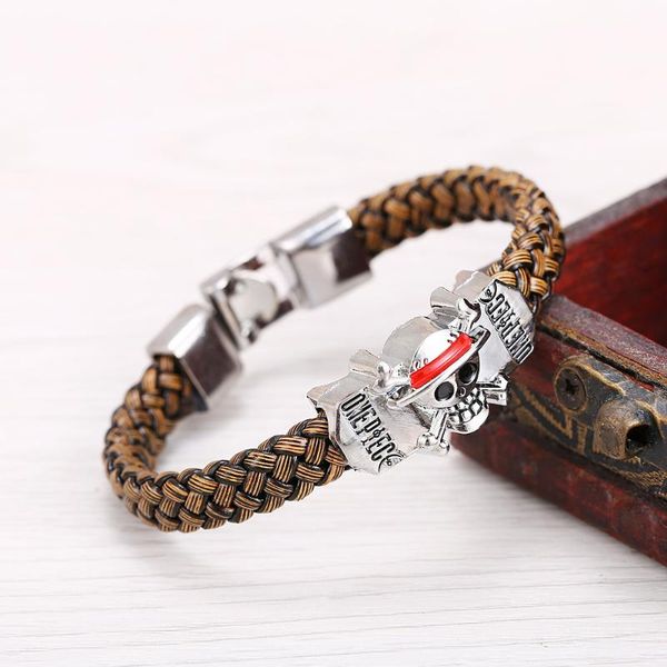 pirate king, tokyo ghoul, final fantasy leather bracelet, a accessory suitable for male and female friends charm bracelets, Golden;silver
pirate king, tokyo ghoul, final fantasy leather bracelet, a accessory suitable for male and female friends charm bracelets, Golden;silver