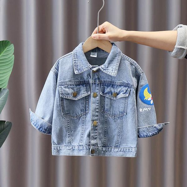 jackets spring autumn denim jacket coat for boy children fashion cartoon airplane print long-sleeve outer baby boys casual, Blue;gray
jackets spring autumn denim jacket coat for boy children fashion cartoon airplane print long-sleeve outer baby boys casual, Blue;gray
