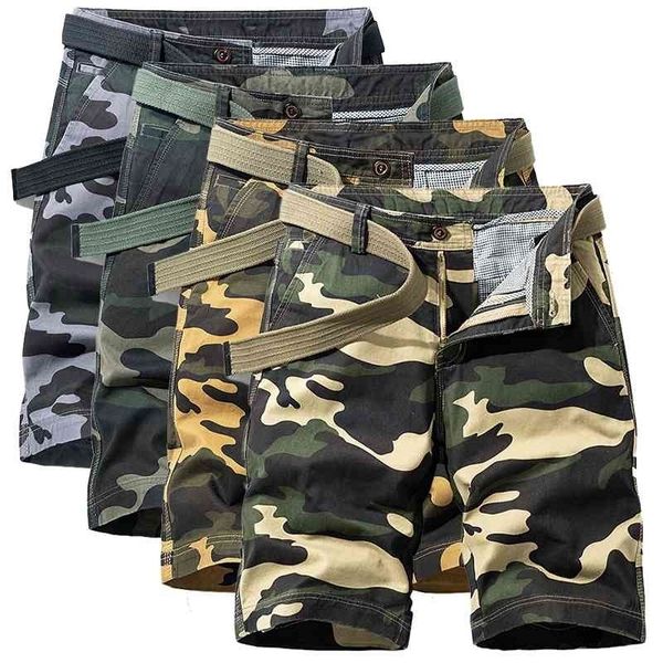 men's summer shorts plus size camouflage military cargo shorts for men knee length casual cotton short pants pantalon corto 210329, White;black
men's summer shorts plus size camouflage military cargo shorts for men knee length casual cotton short pants pantalon corto 210329, White;black