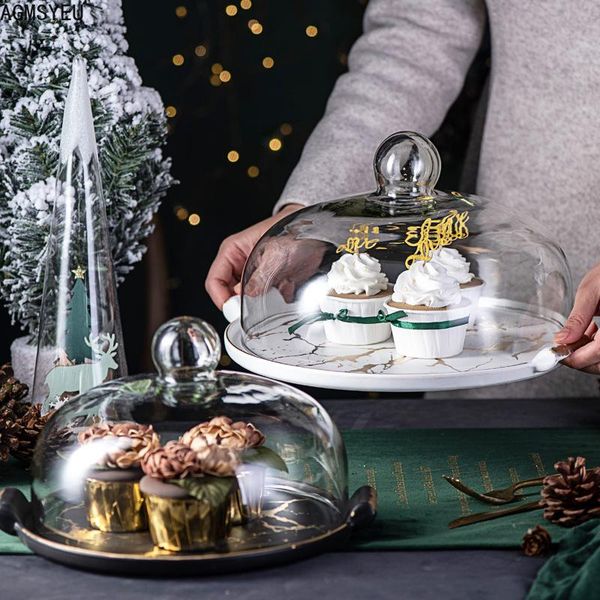 dishes & plates agmsyeu creative european-style cake pan ceramic fruit snack bread dessert matte binaural tray with cover trial
dishes & plates agmsyeu creative european-style cake pan ceramic fruit snack bread dessert matte binaural tray with cover trial