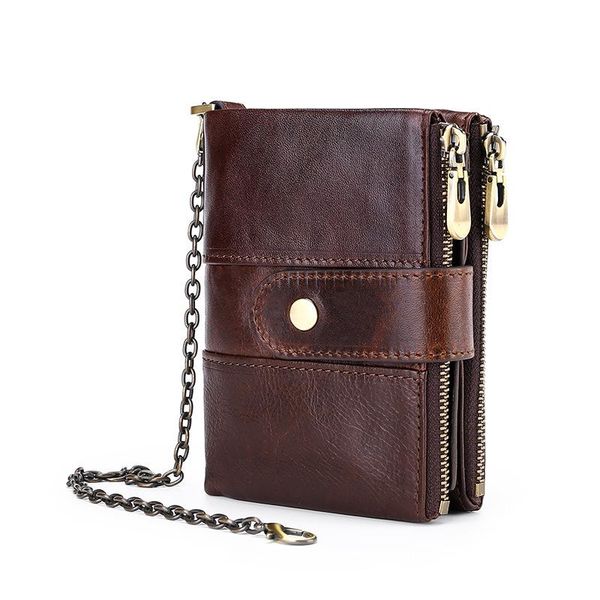 wallets the first layer of cowhide oil wax rfid mens wallet gene leather zipper clasp clutch, Red;black
wallets the first layer of cowhide oil wax rfid mens wallet gene leather zipper clasp clutch, Red;black