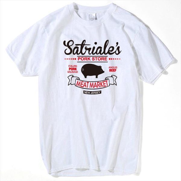 satriale pork store costume men t shirts vintage retro humor tee funny mob mafia sopranos, White;black
satriale pork store costume men t shirts vintage retro humor tee funny mob mafia sopranos, White;black