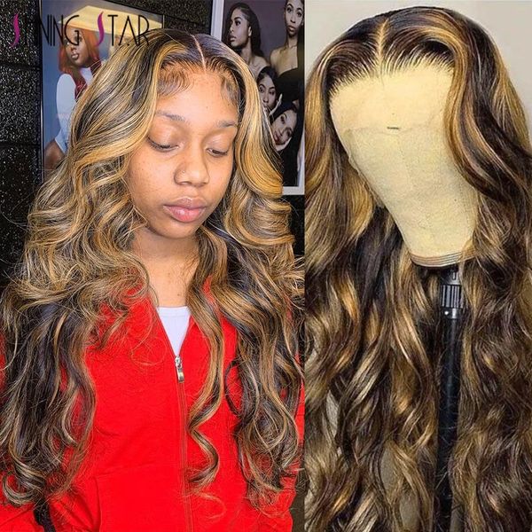 lace wigs highlight wig brazilian body wave human hair blonde brown front for woman colored remy, Black;brown
lace wigs highlight wig brazilian body wave human hair blonde brown front for woman colored remy, Black;brown