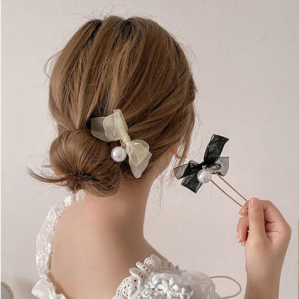 hair accessories women elegant chiffon bow pearl sticks sweet bun holder clips maruko hairpins headband fashion
hair accessories women elegant chiffon bow pearl sticks sweet bun holder clips maruko hairpins headband fashion