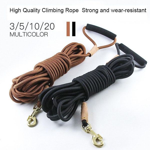 10m 20m heavy duty long dog leash for training rope tie out cable strong with comfortable padded handle collars & leashes
10m 20m heavy duty long dog leash for training rope tie out cable strong with comfortable padded handle collars & leashes
