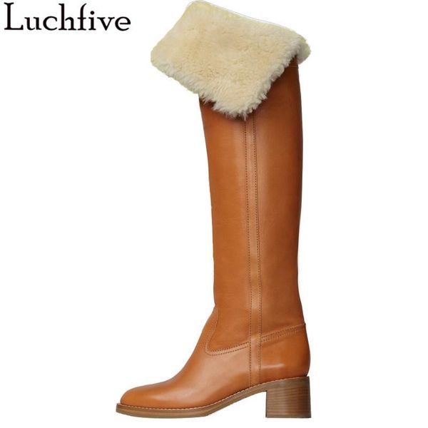 boots wool long for women pointy toe knee high chunky heels brown shoes woman runway winter femme, Black
boots wool long for women pointy toe knee high chunky heels brown shoes woman runway winter femme, Black