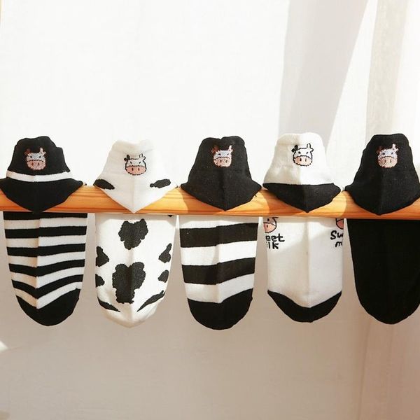 socks & hosiery casual solid striped ankle cow print harajuku streetwear women's japanese cute cartoon low cut short, Black;white
socks & hosiery casual solid striped ankle cow print harajuku streetwear women's japanese cute cartoon low cut short, Black;white