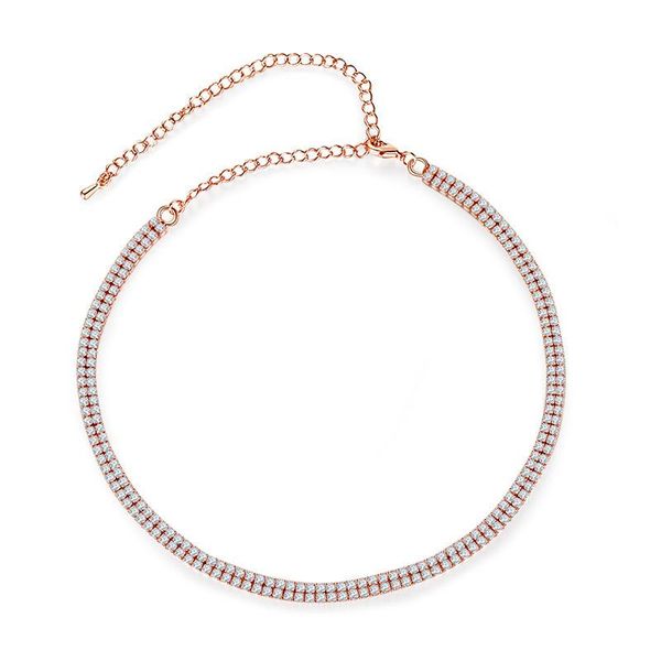 classic zircon inlaid clavicle chain double row crystal plating gold silver neck fashion woman jewelry gift chains
classic zircon inlaid clavicle chain double row crystal plating gold silver neck fashion woman jewelry gift chains