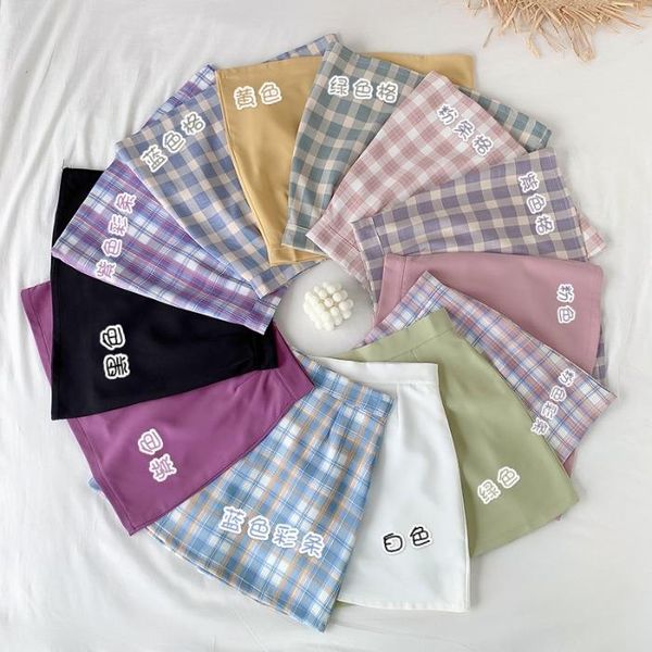 summer women skirt high waist plaid skirts a-line short woman clothing sweet fashion, Black
summer women skirt high waist plaid skirts a-line short woman clothing sweet fashion, Black