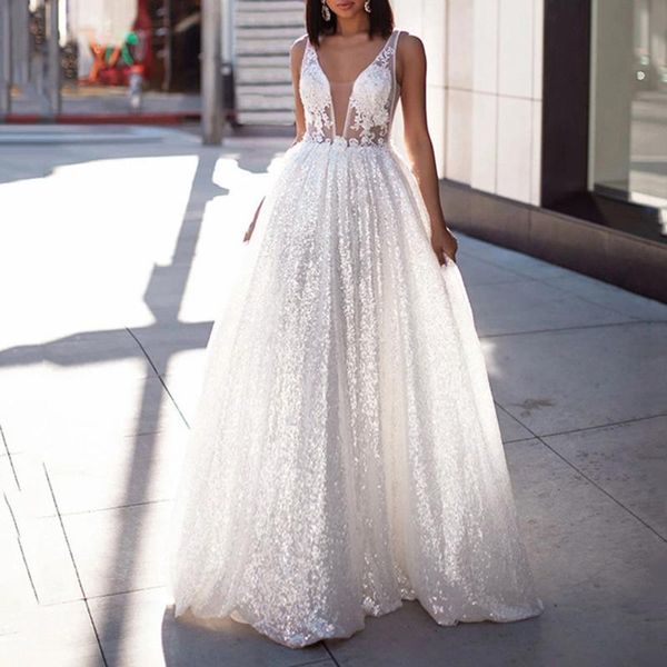 casual dresses women formal prom party dress ball gown sleeveless backless elegant long lace for wedding #g3, Black;gray
casual dresses women formal prom party dress ball gown sleeveless backless elegant long lace for wedding #g3, Black;gray
