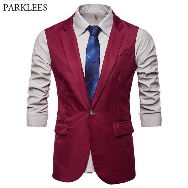 men's vests brand wine red longline suit vest men 2021 autumn slim fit turn down collar waistcoat mens wedding party business, Black;white
men's vests brand wine red longline suit vest men 2021 autumn slim fit turn down collar waistcoat mens wedding party business, Black;white