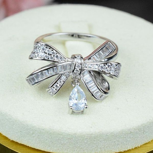 cluster rings brand pure 925 sterling silver designs sweet bow jewelry and water drop for women. anniversary wedding accessories, Golden;silver
cluster rings brand pure 925 sterling silver designs sweet bow jewelry and water drop for women. anniversary wedding accessories, Golden;silver