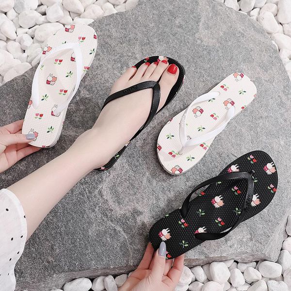 slippers women's sandals flat-bottomed non-slip summer slides ladies beach flip-flops cartoon shoes chanclas de playa para mujer, Black
slippers women's sandals flat-bottomed non-slip summer slides ladies beach flip-flops cartoon shoes chanclas de playa para mujer, Black
