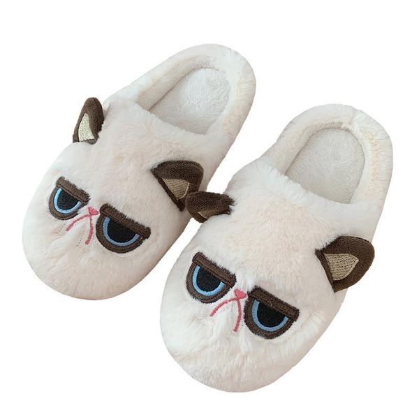 slippers women korean cute cartoon cat women's winter indoor home anti-skid plush warm shoes, Black
slippers women korean cute cartoon cat women's winter indoor home anti-skid plush warm shoes, Black
