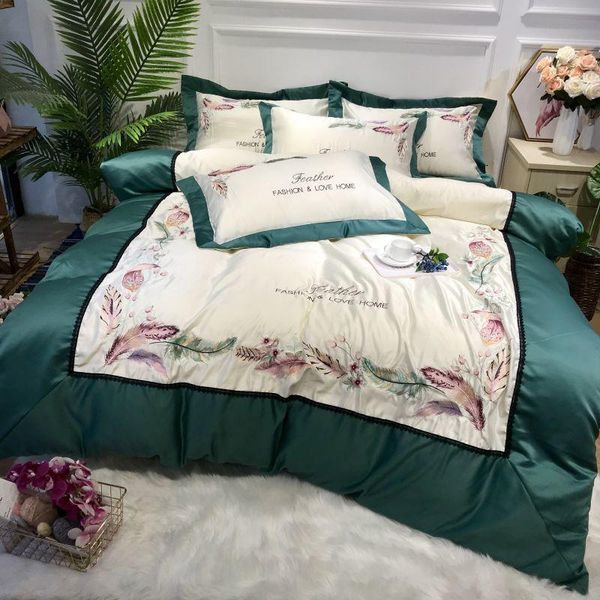 bedding sets beautiful full king silk cotton 4pcs set duvet cover pillowcase flat sheet or fitted bedspreads bedclothes
bedding sets beautiful full king silk cotton 4pcs set duvet cover pillowcase flat sheet or fitted bedspreads bedclothes