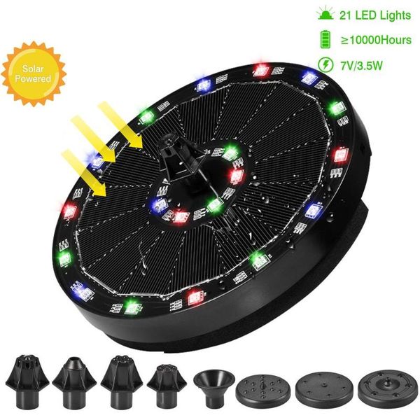 garden decorations 7v/3.5w led solar fountain bionic fan-shaped glass landscape panel 8 nozzles for floating fountains pump in bird bath fis
garden decorations 7v/3.5w led solar fountain bionic fan-shaped glass landscape panel 8 nozzles for floating fountains pump in bird bath fis
