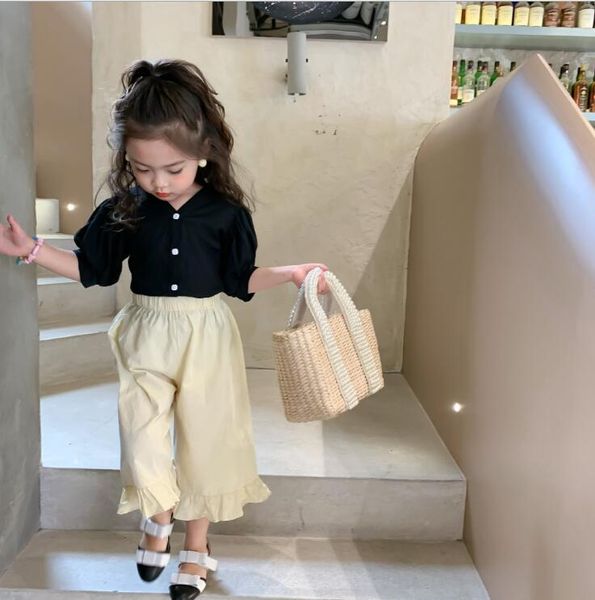clothing sets 2021 korea style girls 2 pcs set shirt+long pants summer cotton kids suit 2-7 years yu263, White
clothing sets 2021 korea style girls 2 pcs set shirt+long pants summer cotton kids suit 2-7 years yu263, White