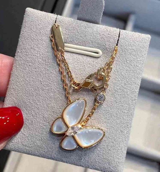 the new simple personality gaopinfanjia white fritillaria butterfly necklace high fashion design sense clavicular chain female, Silver
the new simple personality gaopinfanjia white fritillaria butterfly necklace high fashion design sense clavicular chain female, Silver