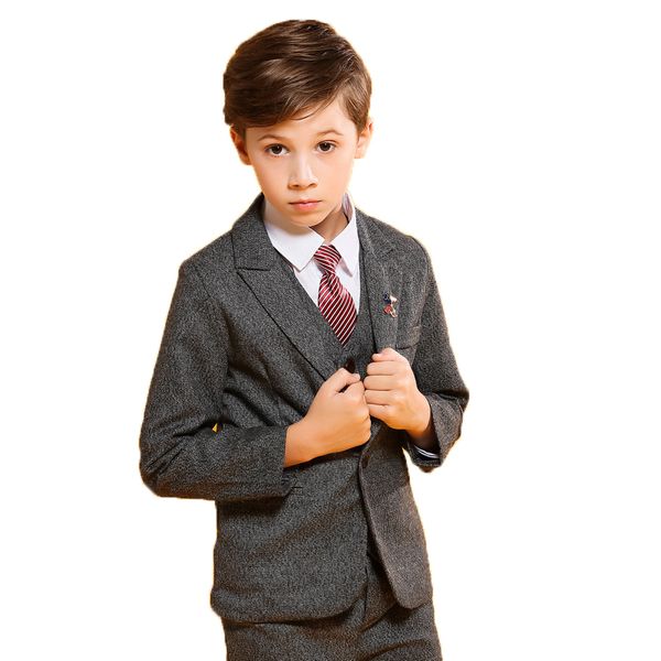 autumn witner children gray suit sets flower boy wedding party performance catwalk dress costume kids blazer vest pants outfits, Black
autumn witner children gray suit sets flower boy wedding party performance catwalk dress costume kids blazer vest pants outfits, Black
