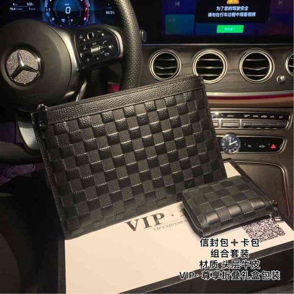 handbag 2021 fashion business lattice men's combination clip large capacity zipper bag korean, Black;red
handbag 2021 fashion business lattice men's combination clip large capacity zipper bag korean, Black;red