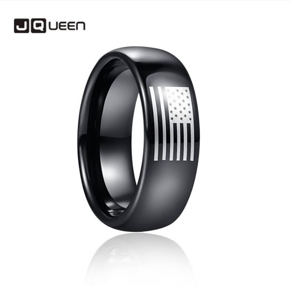 wedding rings jqueen 8mm black american flag tungsten carbide ring band for men comfort fit engagement jewelry, Slivery;golden
wedding rings jqueen 8mm black american flag tungsten carbide ring band for men comfort fit engagement jewelry, Slivery;golden
