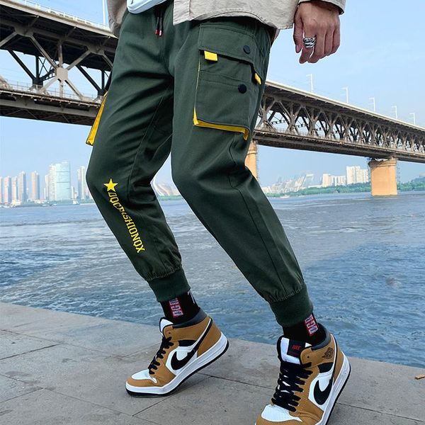 autumn and winter clothing men's pants overalls beam foot trend multi-pocket straight loose korean version, Black
autumn and winter clothing men's pants overalls beam foot trend multi-pocket straight loose korean version, Black
