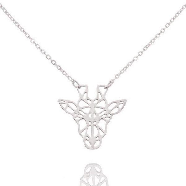 pendant necklaces necklace for women geometric animal rose gold deer stainless steel jewelry on the neck simple friend, Silver
pendant necklaces necklace for women geometric animal rose gold deer stainless steel jewelry on the neck simple friend, Silver