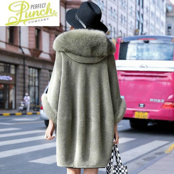 women's fur & faux women coat winter real hooded korean sheep shearing wool jacket long elegant clothes winterjas dames f1760 j4177, Black 
women's fur & faux women coat winter real hooded korean sheep shearing wool jacket long elegant clothes winterjas dames f1760 j4177, Black