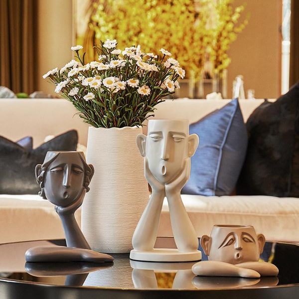 decorative objects & figurines abstract figure decoration resin flower pot modern vase home ornaments tv cabinet porch living room sculpture
decorative objects & figurines abstract figure decoration resin flower pot modern vase home ornaments tv cabinet porch living room sculpture