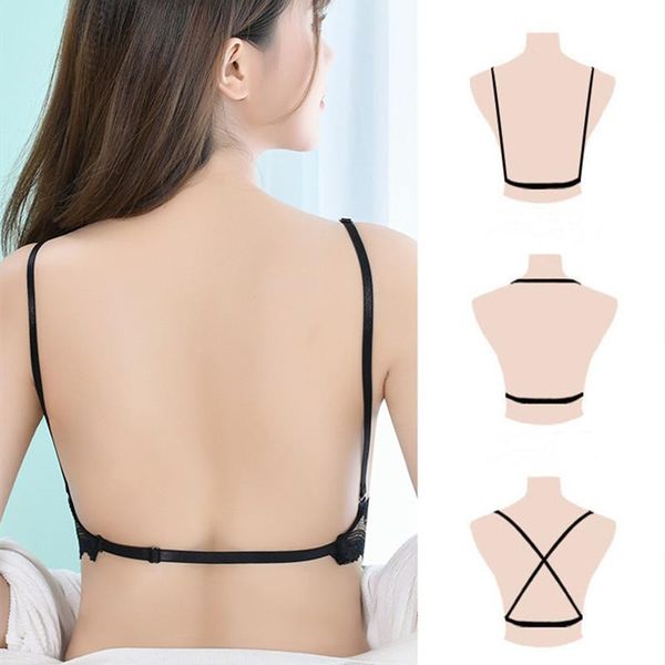 bras backless bra women push up for thin lace bralette lingerie strapless brassiere low back underwear, Red;black
bras backless bra women push up for thin lace bralette lingerie strapless brassiere low back underwear, Red;black