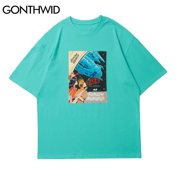 short sleeve tees streetwear casual cartoon anime rocket print t-shirts cotton harajuku hip hop tshirts loose male 210602, White;black
short sleeve tees streetwear casual cartoon anime rocket print t-shirts cotton harajuku hip hop tshirts loose male 210602, White;black