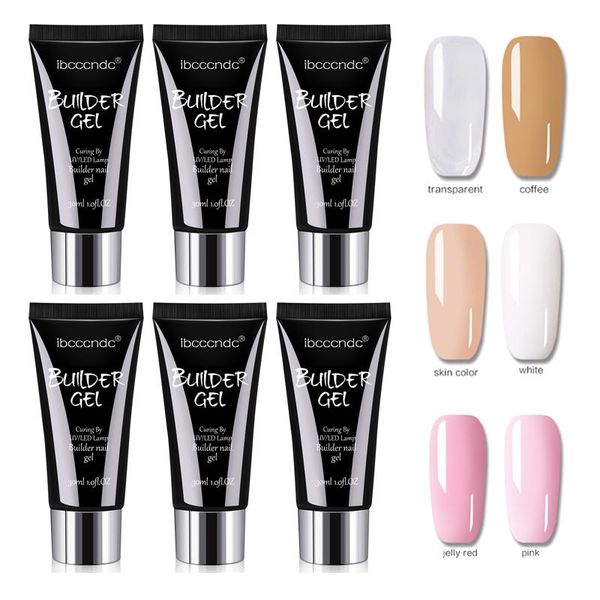nail gel 6 colors/lot 30g polygels quick building ehancement long lasting extension pink clear jelly red, Red;pink
nail gel 6 colors/lot 30g polygels quick building ehancement long lasting extension pink clear jelly red, Red;pink