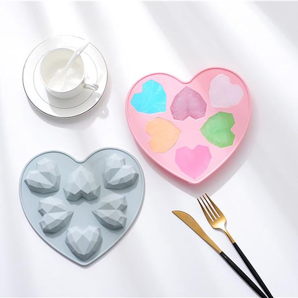 craft tools 1pc diamond love silicone cake mold 3d heart shape mould fondant chocolate baking decorative kitchen gadgets
craft tools 1pc diamond love silicone cake mold 3d heart shape mould fondant chocolate baking decorative kitchen gadgets