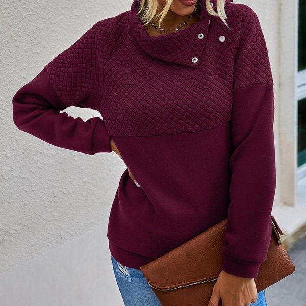 women slant turn down collar long sleeve patchwork sweatshirt pullover blouse ladies loose female women's hoodies & sweatshirts, Black
women slant turn down collar long sleeve patchwork sweatshirt pullover blouse ladies loose female women's hoodies & sweatshirts, Black