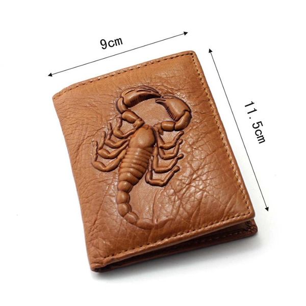 wallets genuine leather wallet 3d embossed scorpion totem men luxury dollar price vintage male purse brown, Red;black
wallets genuine leather wallet 3d embossed scorpion totem men luxury dollar price vintage male purse brown, Red;black