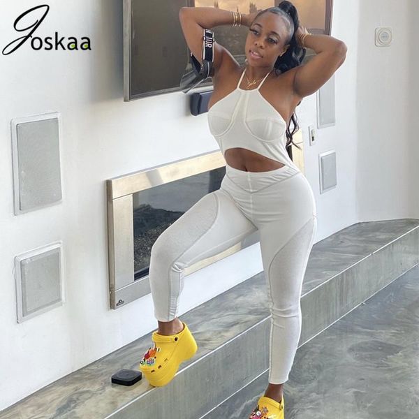 women's jumpsuits & rompers joskaa 2021 summer soild color one piece for women sporty white hollow halter backless bodycon romper club, Black;white
women's jumpsuits & rompers joskaa 2021 summer soild color one piece for women sporty white hollow halter backless bodycon romper club, Black;white