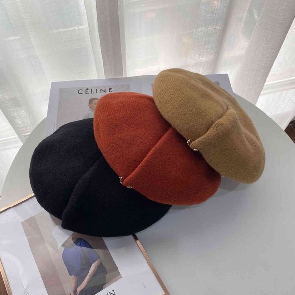 hat female beret autumn and winter designer fashion net red british wool painter pumpkin knitted, Blue;gray
hat female beret autumn and winter designer fashion net red british wool painter pumpkin knitted, Blue;gray