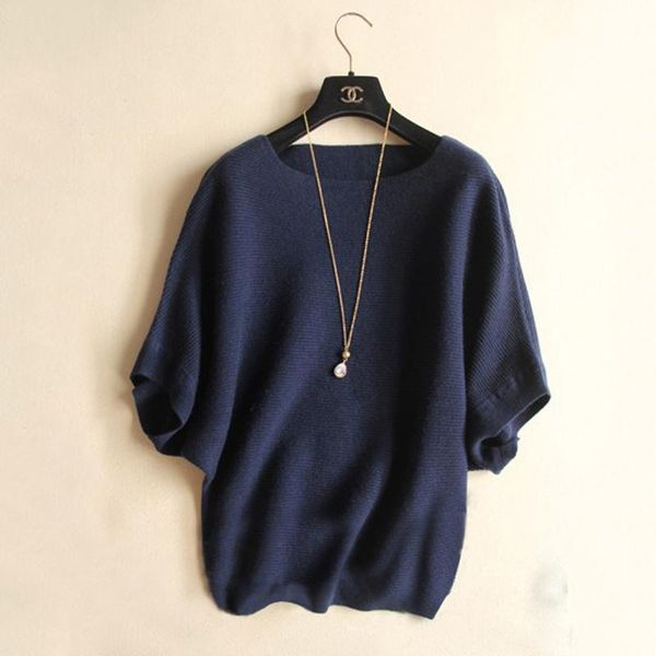 women's sweaters women casual pullovers solid 2021 autumn sweater slash neck short sleeve batwing style loose pull jumpers ladies femi, White;black
women's sweaters women casual pullovers solid 2021 autumn sweater slash neck short sleeve batwing style loose pull jumpers ladies femi, White;black