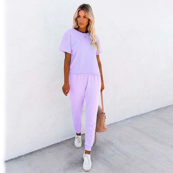 o-neck solid color short sleeve high waist elastic waist wide leg pants office lady commute casual loose trousers set 210423, White
o-neck solid color short sleeve high waist elastic waist wide leg pants office lady commute casual loose trousers set 210423, White