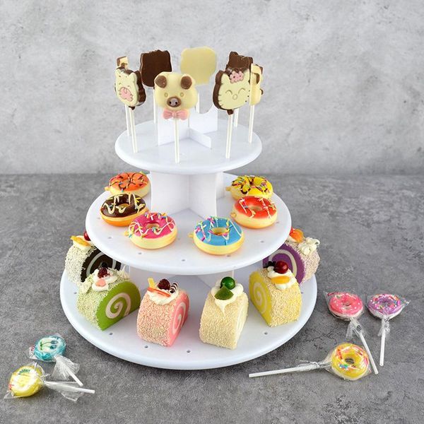 other bakeware 3 tiers lollipop cake stand dessert display holder with handle for wedding baby shower birthday party decoration
other bakeware 3 tiers lollipop cake stand dessert display holder with handle for wedding baby shower birthday party decoration
