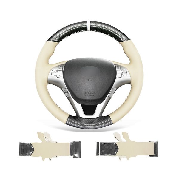 car steering wheel cover warp for hyundai genesis coupe 2010-2016 non-slip durable beige leather pu carbon fiber
car steering wheel cover warp for hyundai genesis coupe 2010-2016 non-slip durable beige leather pu carbon fiber
