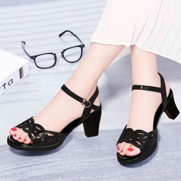 sandals 2021 thick heel women's summer fish mouth shoes rhinestone high heels black mother woman mujer zapatos
sandals 2021 thick heel women's summer fish mouth shoes rhinestone high heels black mother woman mujer zapatos