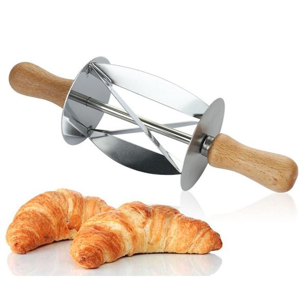 stainless steel rolling cutter making croissant bread wheel dough pastry knife wooden handle baking tool kitchen accessories & tools
stainless steel rolling cutter making croissant bread wheel dough pastry knife wooden handle baking tool kitchen accessories & tools